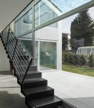 internal steel staircase